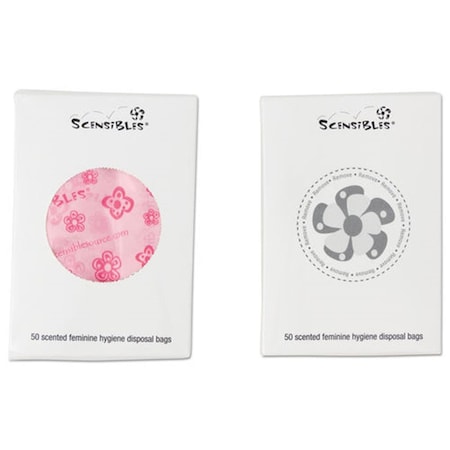 Light House Beauty HOS 3.38 x 9.75 in. Scensibles Personal Disposal Bags, Pink, 1200PK LI3745961